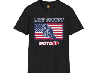 Lake County MotoGP Unisex Softstyle T-Shirt - Perfect for Race Fans