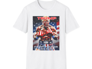 TRUMP: Fighting for America Unisex Softstyle T-Shirt