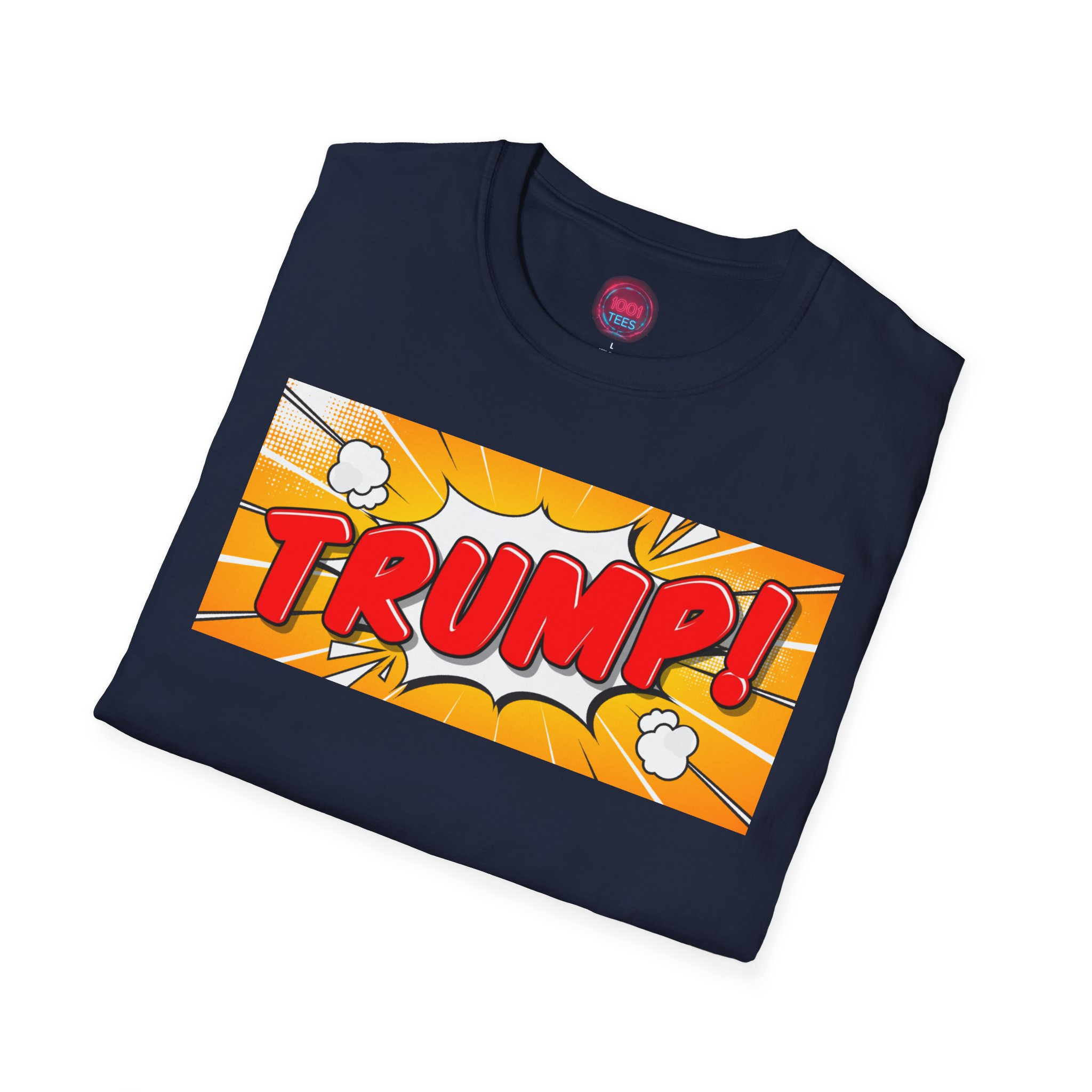 Trump Graphic T-Shirt - Unisex Softstyle Tee for Political Fans - Image 12