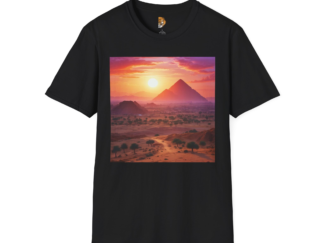 Sunset Pyramid Unisex Softstyle T-Shirt