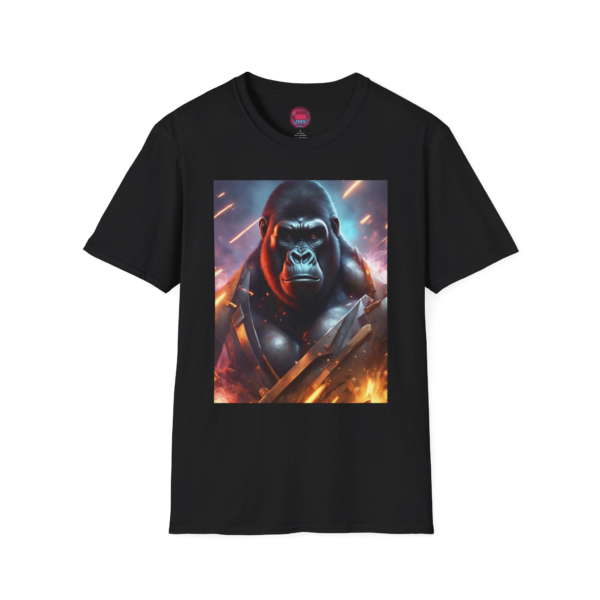 Epic Gorilla Graphic Unisex Softstyle T-Shirt | Bold Animal Art Tee