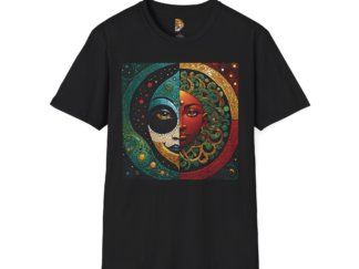 Celestial Harmony Unisex Softstyle T-Shirt - Perfect for Astrology Lovers