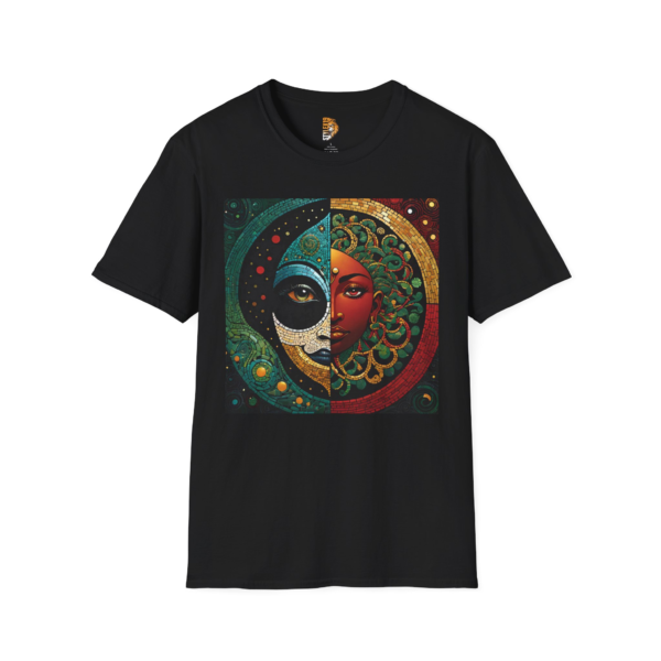 Celestial Harmony Unisex Softstyle T-Shirt - Perfect for Astrology Lovers