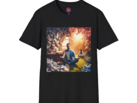 Mindfulness Journey – Black Graphic Tee
