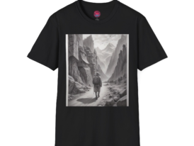 Adventure Awaits Nature Lover's – Black Graphic Tee