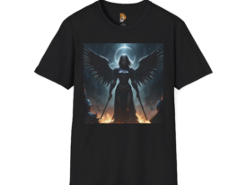 Fierce Angel – Black Graphic Tee