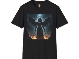 Unisex Softstyle T-Shirt - Fierce Angel Graphic Tee
