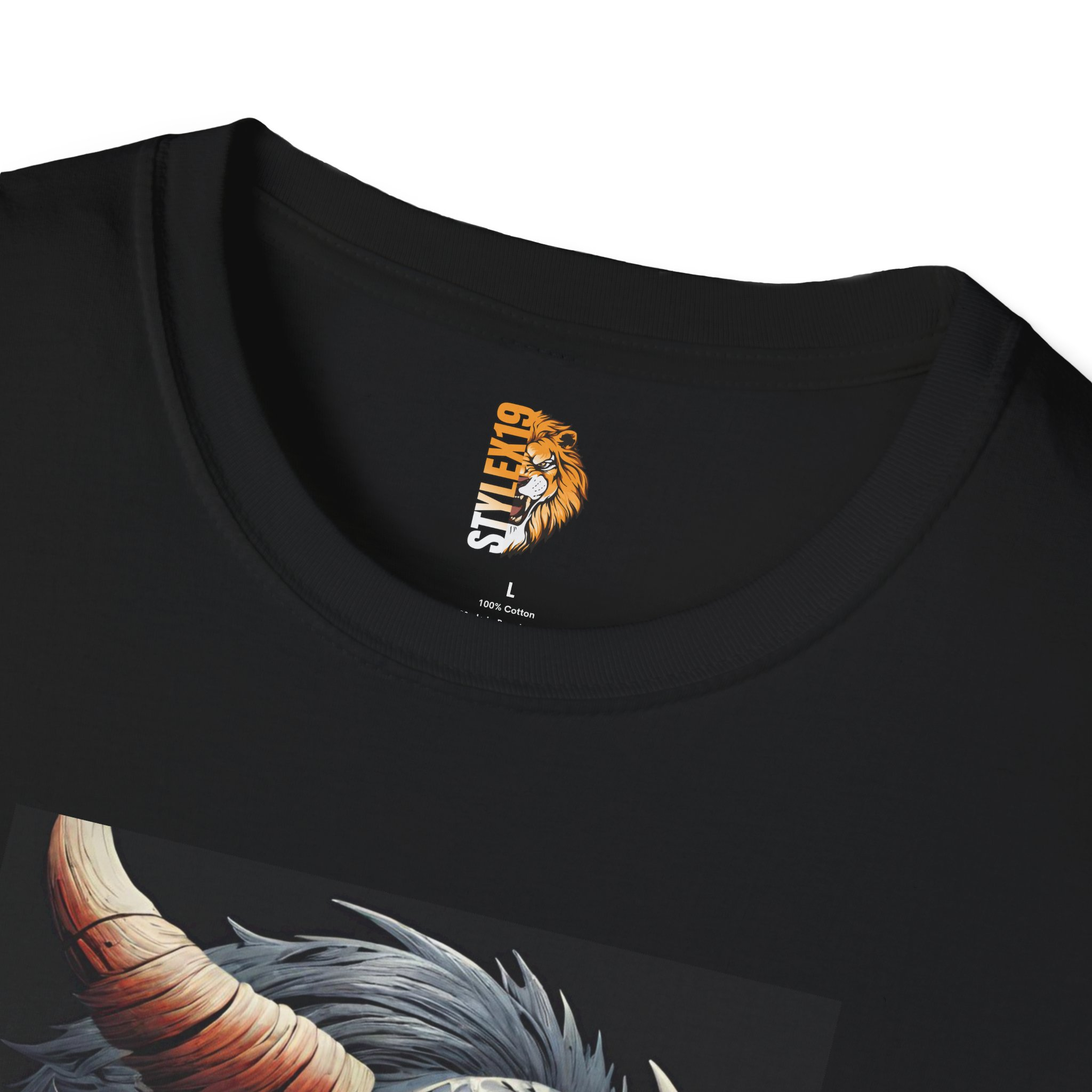 Men's and Women's Skull Demon Tee - Unisex Softstyle T-Shirt - Image 3