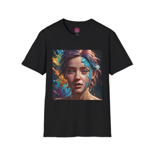 Colorful Art Unisex Softstyle T-Shirt - Creative Expression Wear