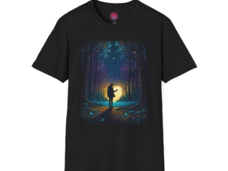 Whimsical Forest Adventure Unisex Softstyle T-Shirt - Perfect Gift for Nature Lovers
