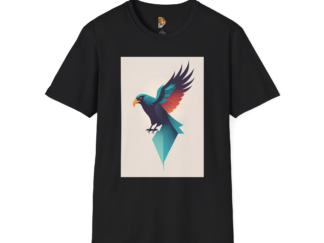 Bold Eagle Graphic Unisex T-Shirt - Inspirational Wildlife Design