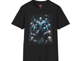 Men's Graphic Tee: Superhero Themed Softstyle T-Shirt