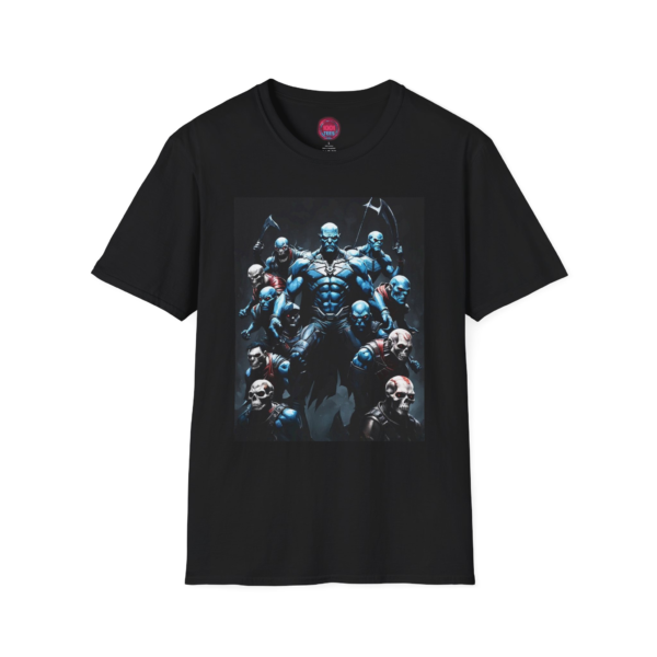 Men's Graphic Tee: Superhero Themed Softstyle T-Shirt