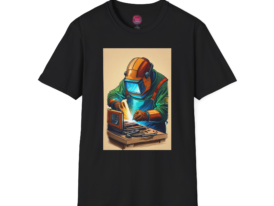 Welding Artist Creative Vibe for Makers and Artisans – Black Graphic Tee