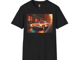 Vintage Classic Car T-Shirt - Retro for Car Enthusiasts – Black Graphic Tee
