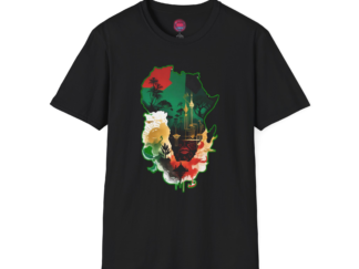 Unisex Softstyle T-Shirt - Vibrant African Heritage Design