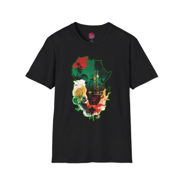 Unisex Softstyle T-Shirt - Vibrant African Heritage Design