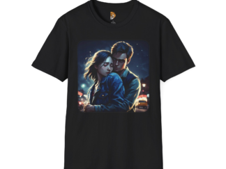Romantic Graphic T-Shirt for Couples - Softstyle Unisex Tee