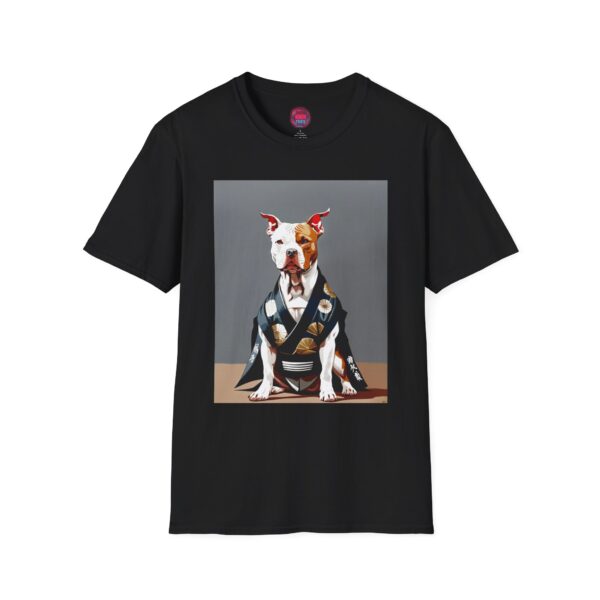 Japanese-Inspired Dog Art Unisex Softstyle T-Shirt