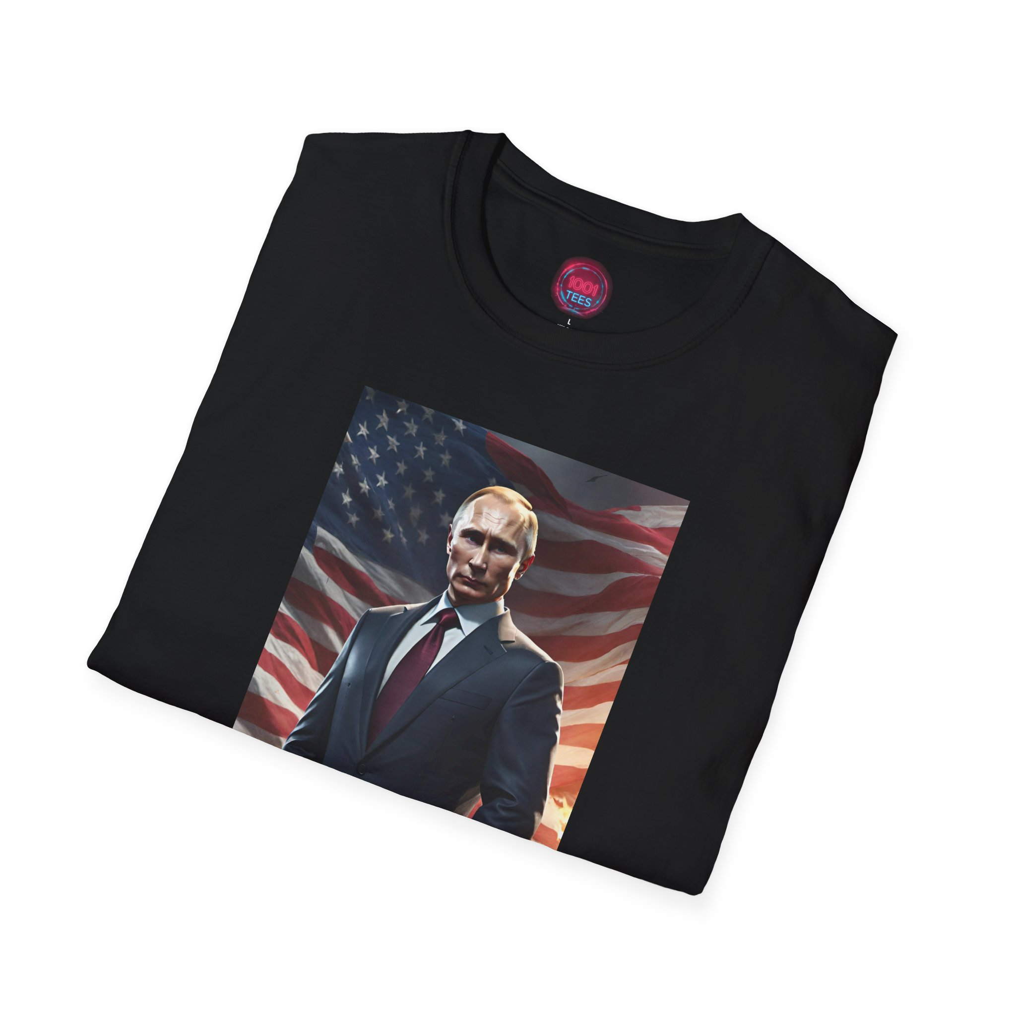 Presidential Patriot Unisex Softstyle T-Shirt - Bold American Design - Image 4