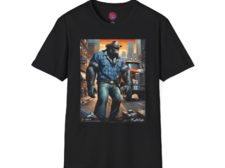 Graphic Animal Print Unisex Softstyle T-Shirt - Perfect for Casual Outings