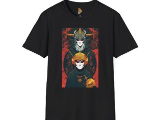 Mystical Warriors Unisex Softstyle T-Shirt | Graphic Tee for Fans of Fantasy Art