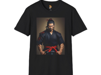 Warrior Spirit Unisex Softstyle T-Shirt - Samurai Design