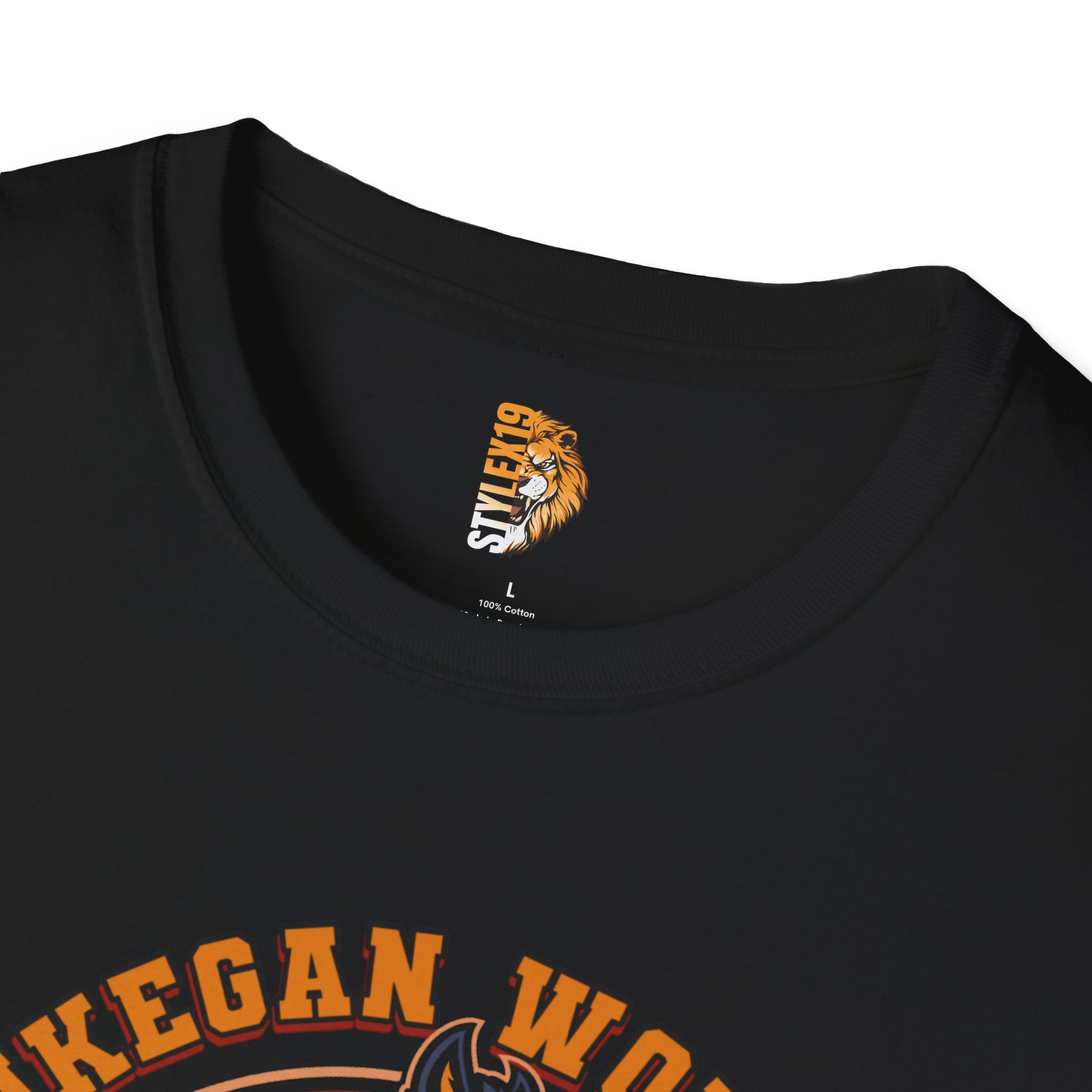 Waukegan Wolfpack Motorcycle Unisex T-Shirt - Vintage Biker Style - Image 3