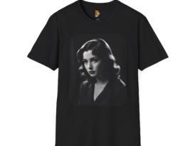 Vintage Noir Film Star Classic Black – Black Graphic Tee
