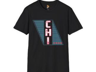 Retro Chicago Graphic Unisex Softstyle T-Shirt