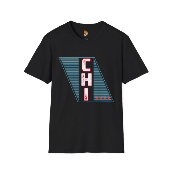 Retro Chicago Graphic Unisex Softstyle T-Shirt