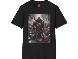 Menacing Warrior Graphic Unisex T-Shirt
