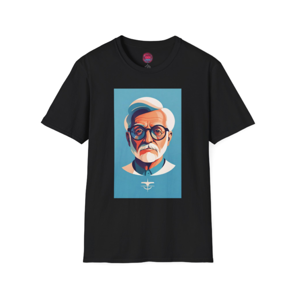 Vintage-Inspired Unisex Softstyle T-Shirt with Iconic Portrait Design