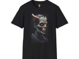 Skull Demon Tee – Black Graphic Tee