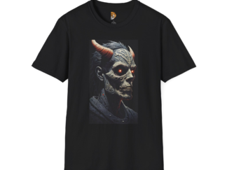 Men's and Women's Skull Demon Tee - Unisex Softstyle T-Shirt