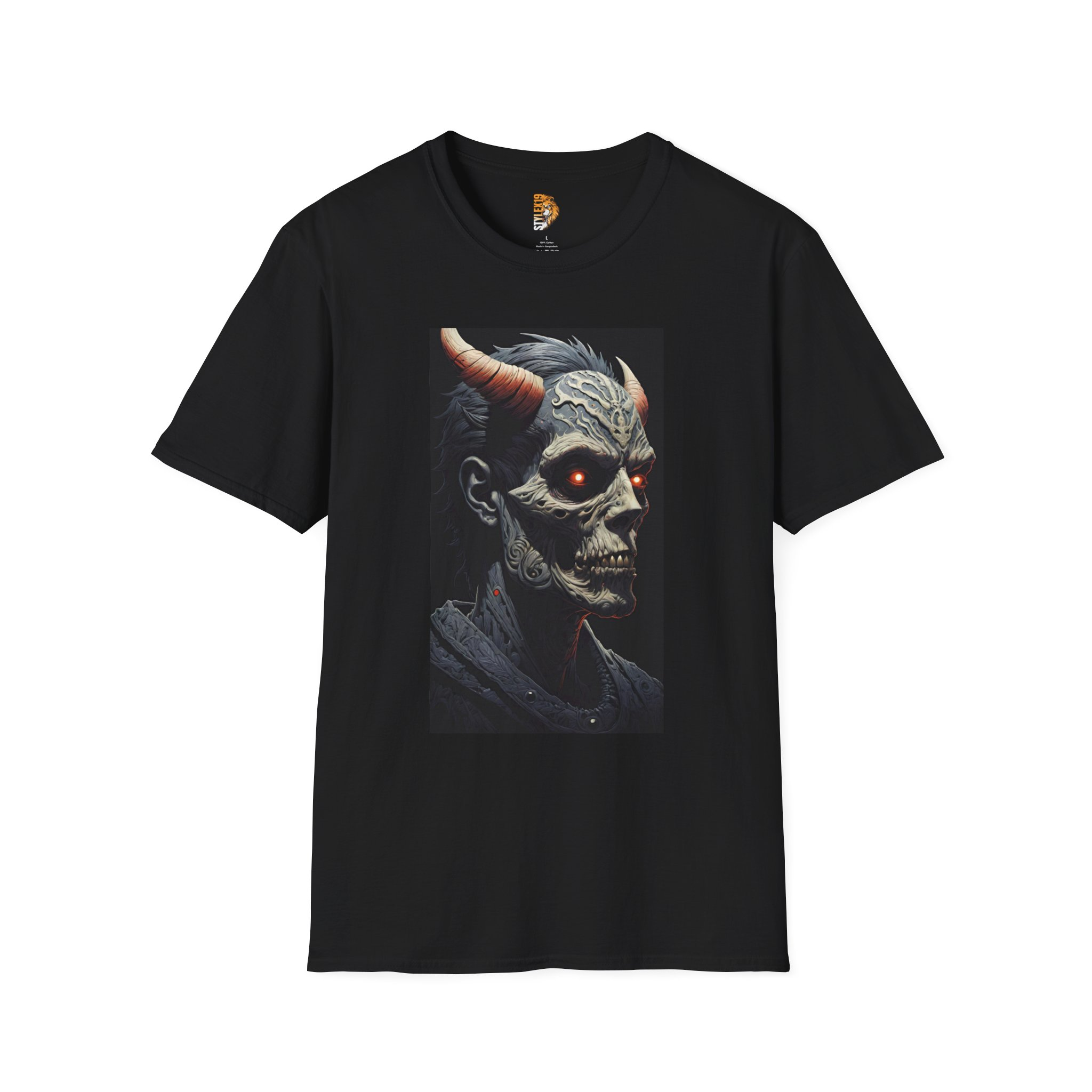 Men's and Women's Skull Demon Tee - Unisex Softstyle T-Shirt