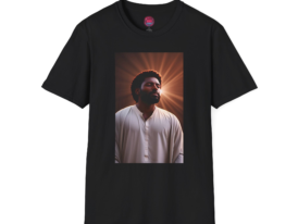 Inspirational with Spiritual Design – Black Graphic Tee