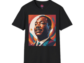 Martin Luther King Jr. Inspired Design – Black Graphic Tee