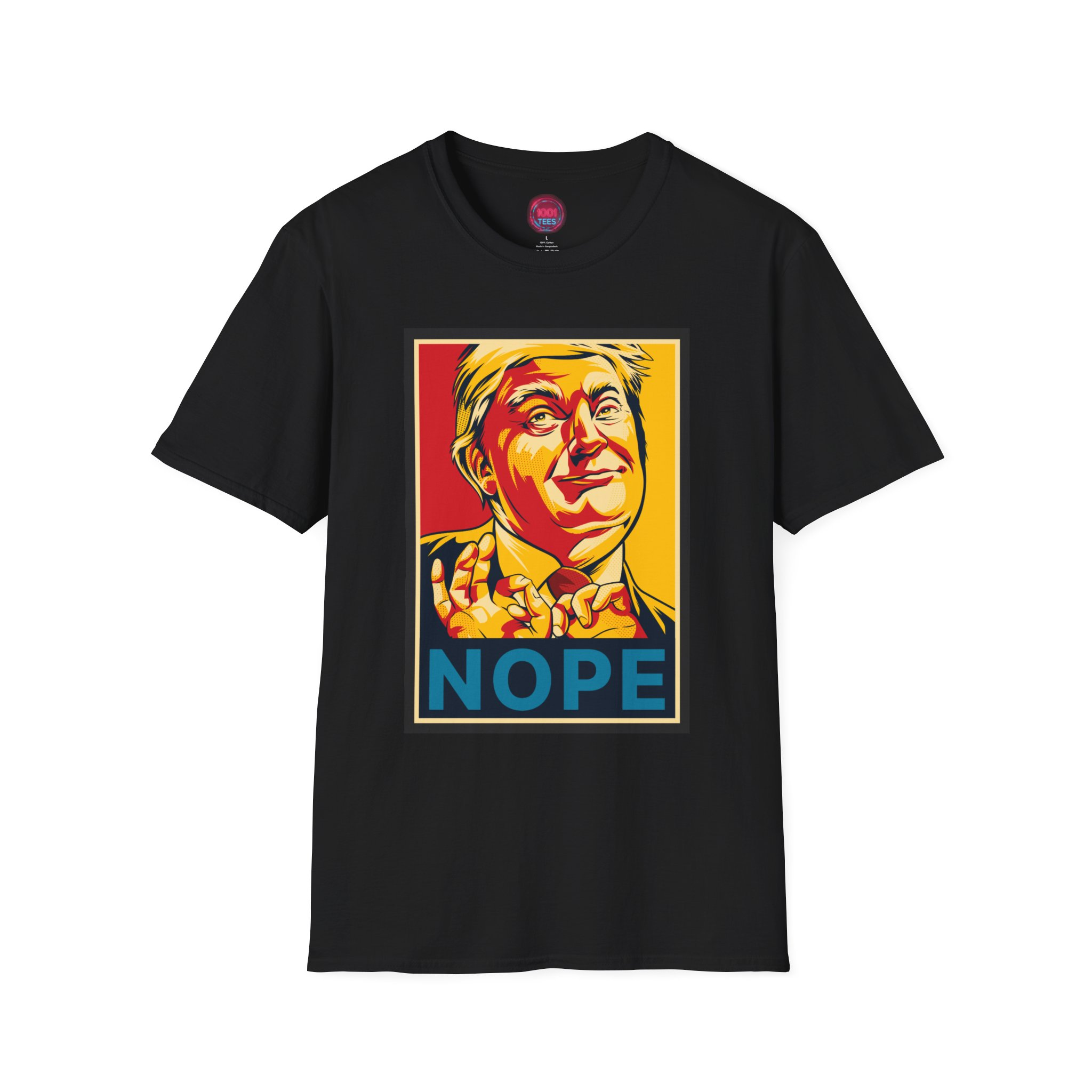 Funny Nope Graphic Unisex T-Shirt - Softstyle Casual Wear - Image 5