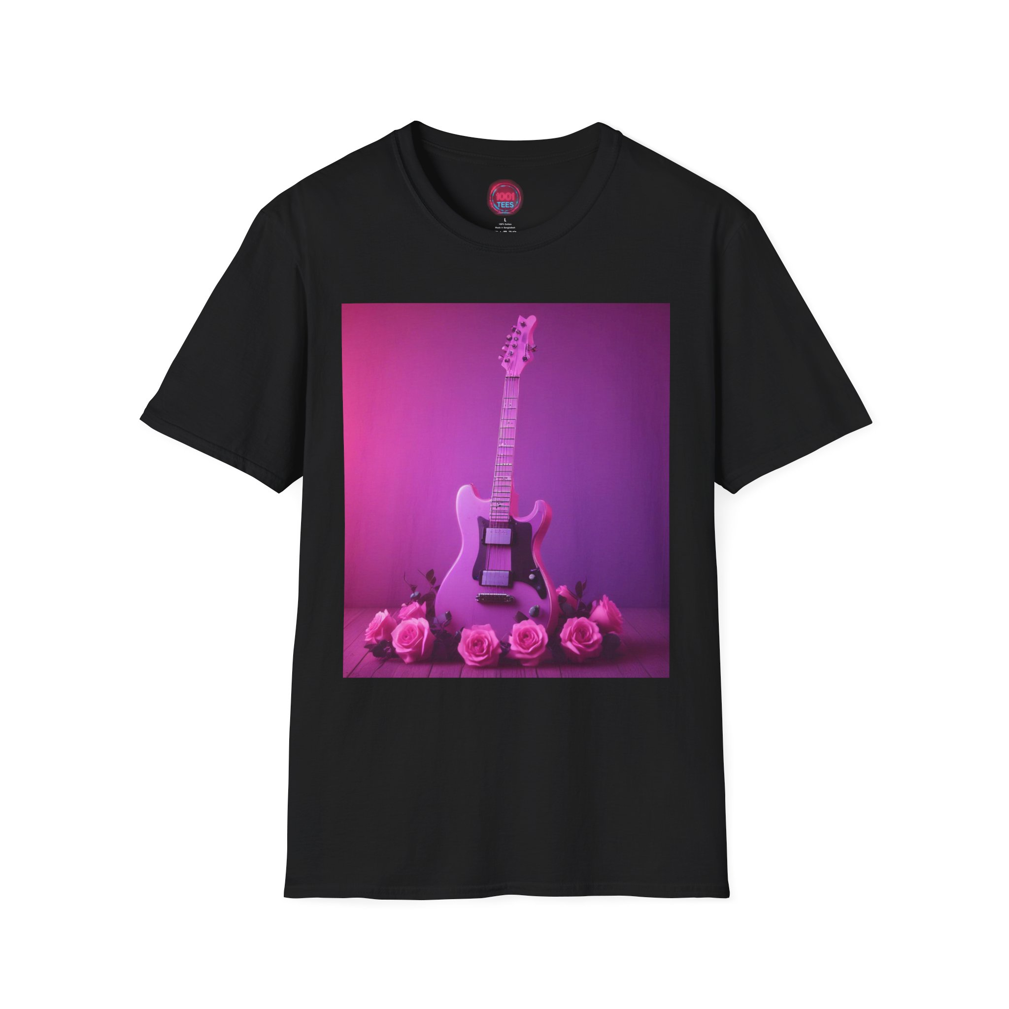 Rock & Roses Unisex Softstyle T-Shirt - Perfect for Music Lovers