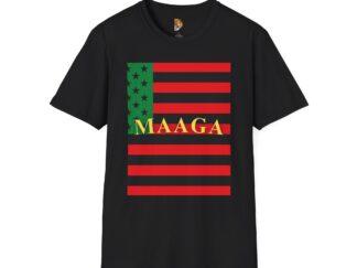 MAAGA Flag Design - Perfect for Celebrations and Casual Wear -Unisex Softstyle T-Shirt