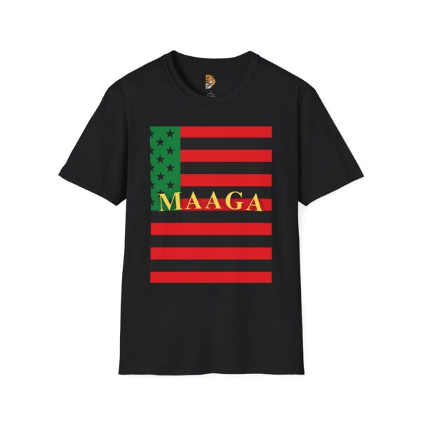 MAAGA Flag Design - Perfect for Celebrations and Casual Wear -Unisex Softstyle T-Shirt