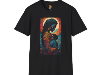 Emotional Motherhood T-Shirt - Unisex Softstyle with Colorful Artwork