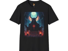 The Conjuring 'Don't Summon the Devil' T-Shirt - for Metal Fans and Dark Fantasy Enthusiasts – Black Graphic Tee