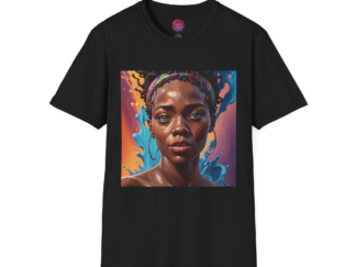 Vibrant Art Portrait Unisex T-Shirt - Celebrate Individuality