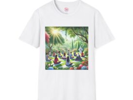 Serene Meditation – Black Graphic Tee