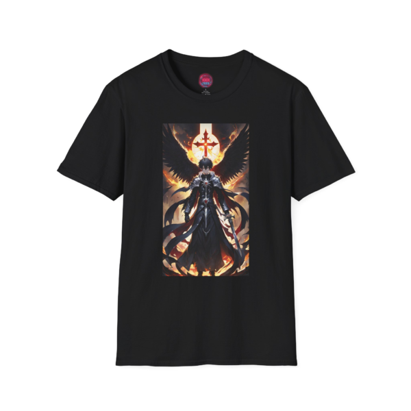 Dark Angel Unisex Softstyle T-Shirt - Gothic Fantasy Art Tee for Casual Wear