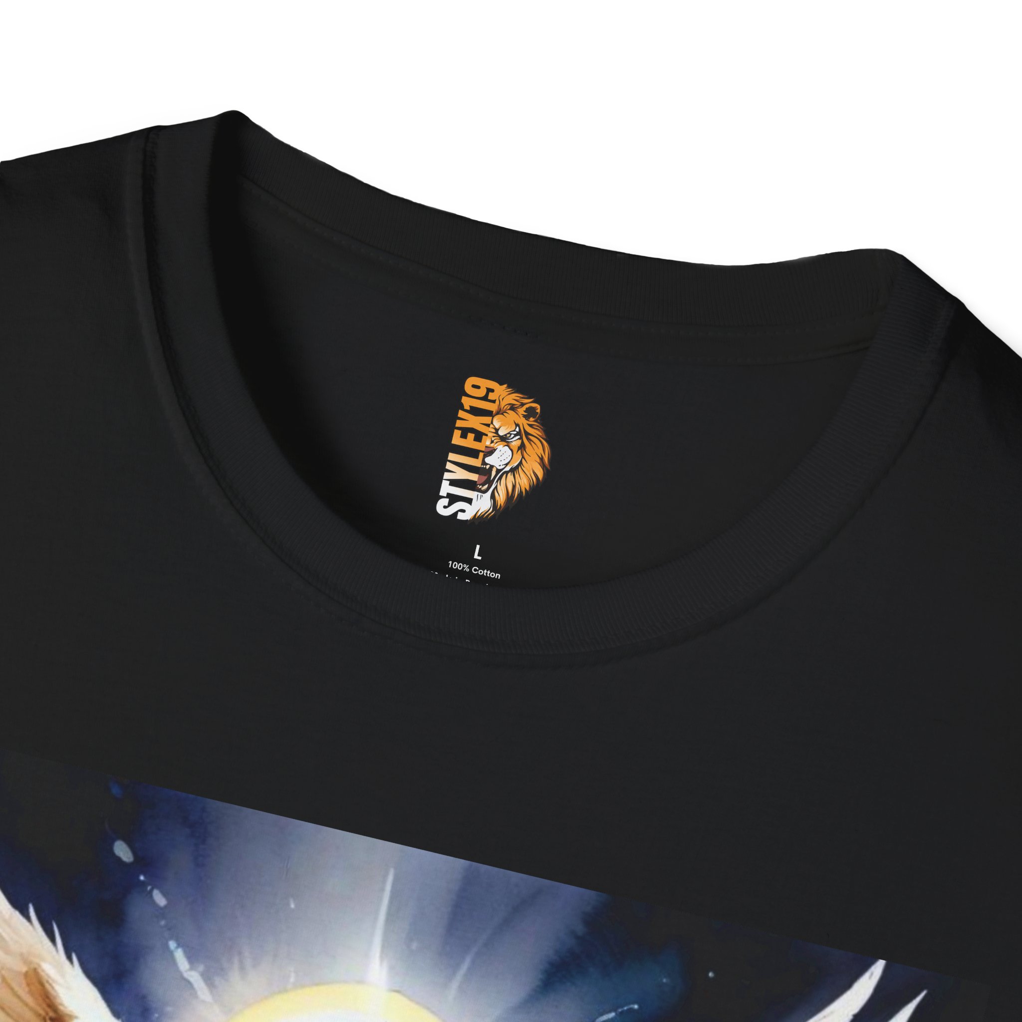 Celestial Guardian Unisex Softstyle T-Shirt - Angelic Design for Spiritual Connection - Image 3