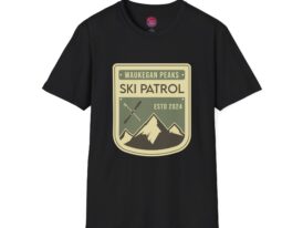 Ski Patrol Outdoor Adventure Tee – Black Graphic Tee