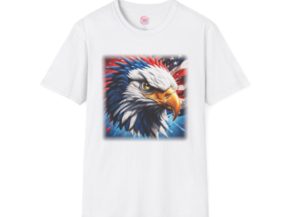 Patriotic Eagle Graphic T-Shirt for Freedom Lovers